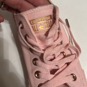 All leather converse all stars low tops low top